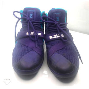 Nike air LeBrons size 5y purple 776471-501